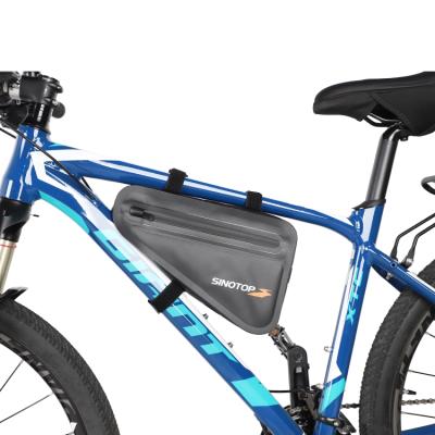 China 2021 Custom logo IPX5 2L waterproof mountain bike front frame bag bicycle waterproof bag for sale