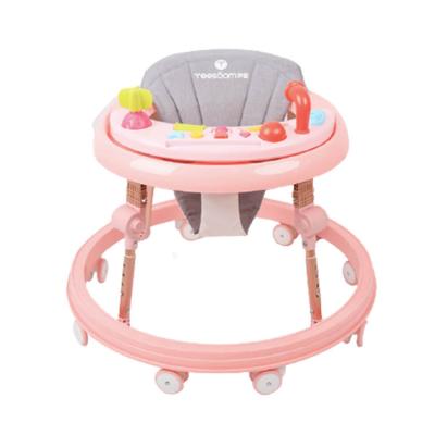 China Learn 2022 Lightweight Rollator Walker Folding Silicone Wheels Wheelsand Seat Infant Baby Walker For Girl for sale