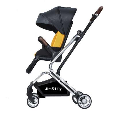 China Carry Baby Newborn Baby Stroller Foldable Luxury Aluminum Frame Baby Stroller for sale