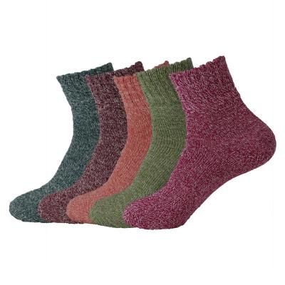 China SMILEY Female Vintage Winter Wool Antibacterial Rabbit Wool Ladies Warm Thick Thermal Women Socks for sale