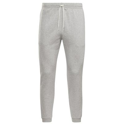 China Wholesale Mens Jogger Sweatpants Mens Gray Warm Thick Fleece Slim Breathable Fitted Joggers Pants for sale