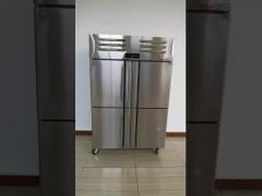 Four Door Commercial Kitchen Freezer Air Cooled Freezer High Efficiency