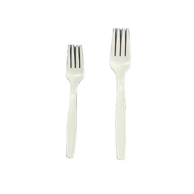 China 100% Biodegradable Disposable Corn Starch Biodegradable Plastic Fork for sale