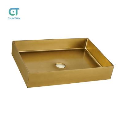 China Easy Clean Wash Basin Hot Selling Sinks Stainless Steel Hand Wash Basin Undermount Bathroom Sinks for sale