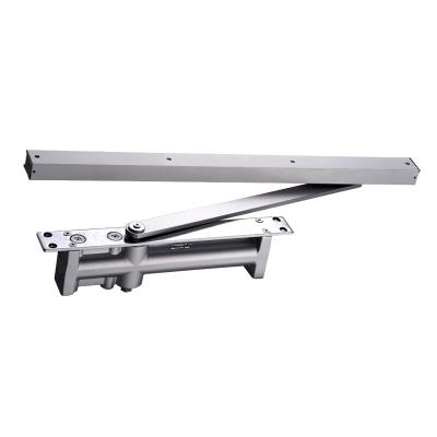 China Modern Hydraulic Soft Swing Door Closer Metal Valance Hydraulic Door Closer With Arm Doors Aluminum Lateral Way Closer Marks for sale