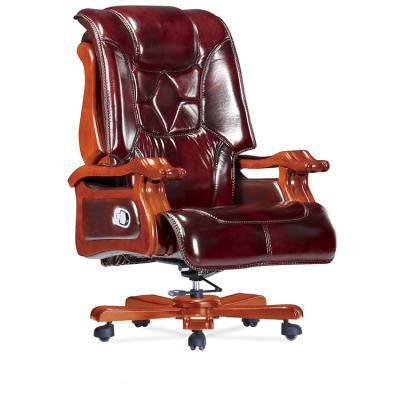 China (Size)China Office Chair Office Gaming Chair Adjustable High Back Executive Boss Manager Leather Chair for sale