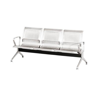 China Modern Cheap Airport Reception Stainless Steel Bench Chair / Waiting Chair KYA52 for sale