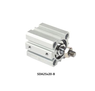 China Double Action LIDING SDA Series Pneumatic Cylinder Actuator Square Thin Type Pneumatic Cylinder for sale