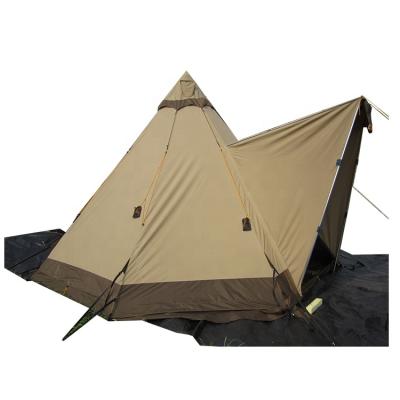 China Large Waterproof Mountain Camping 4 Season Waterproof Canvas Tents for sale