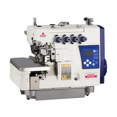 China Cheap computer programmable EX type super-fast automatic SR6000 industrial overlock sewing machine for sale