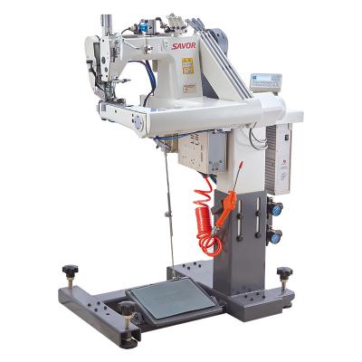 China Best Selling Programmable SR9588 High Speed ​​Automatic Feed Off Arm Sewing Machine With Belt Type Pneumatic Puller for sale