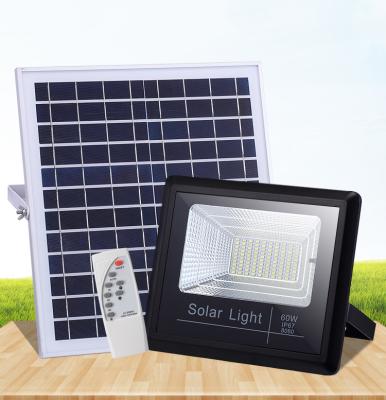 China Best Outdoor Waterproof Flood Light With Solar Panel Sensor 40W Led Solar Flood Lights for sale