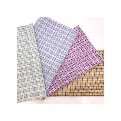 China Breathable Original Night Wind Two Color Full Color Woven Soft Cotton Plaid Fabric Night Grams for sale