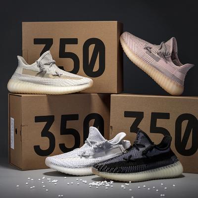 China 2021 Fashion Original High Quality Unisex Yeezy Trend Shoes Sneakers Men Zapatos Reflective Yeezy Custom Zebra 350 v2 for sale