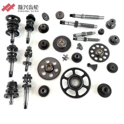 China Factory Motorcycle Transmission, Generator & Starter Gear & Shaft, Custom Size for sale