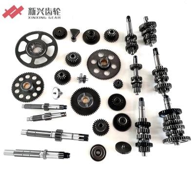 China Hot Factory India Market Motor Counter Tail Sprockets Shifting Gear Set For Hero, TVs, Etc. for sale