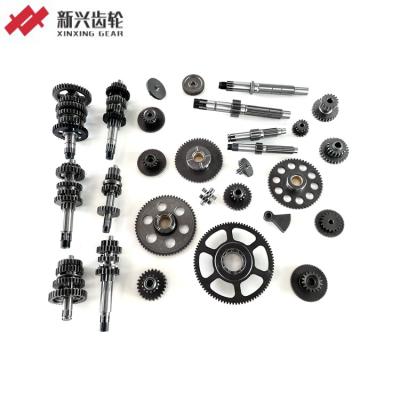 China Factory motorcycles and scooters gears&drive shafts, automatic transmission systems gears&shafts sets for customized for sale