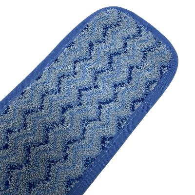 China Sustainable Hot Sale Microfiber Spray Mop Head Cloth , Washable Flat Mop Pad for sale