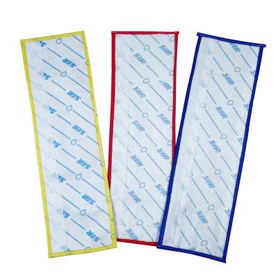 China Best Sustainable Selling Nonwoven Flat Cleaning Mop Refill , Disposable Cleaning Mop Pads for sale