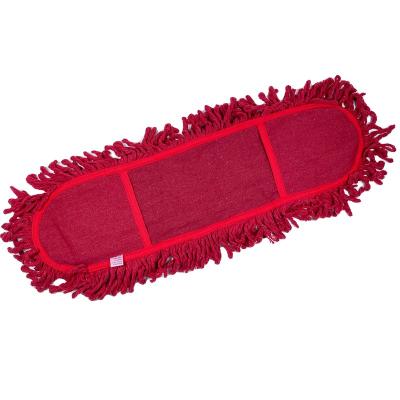 China Viable export hot Korean household pure cottonseed oil and polishing mop cloth 60cm flat head red oil broom for sale