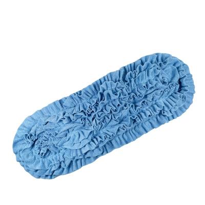 China Viable Replacement Head Refill Microfiber Dry Mop Flat Microfiber Mop Pad for sale