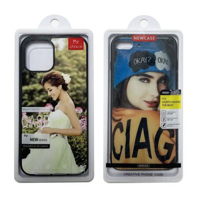 China 2021 New Design Anti-drop Phone Case Packing Box For IPhone Series For Samsung Series Phone Case Color Box for sale