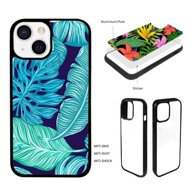 China Hot Selling Anti-fall 2D Blank Sublimation TPU Phone Case For iPhone 13 for sale