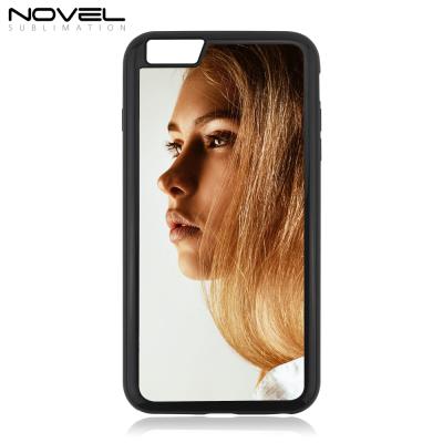 China Fanshion For IP 6 Plus 2D 2IN1 Sublimation Blank Blank Phone Resistant Back Shell Case for sale