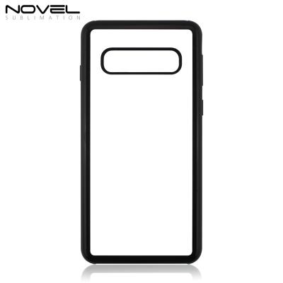 China Dirt-resistant For Samsung Galaxy S10 2D Sublimation Blank Blank 2IN1 Phone Resistant Back Shell Case for sale