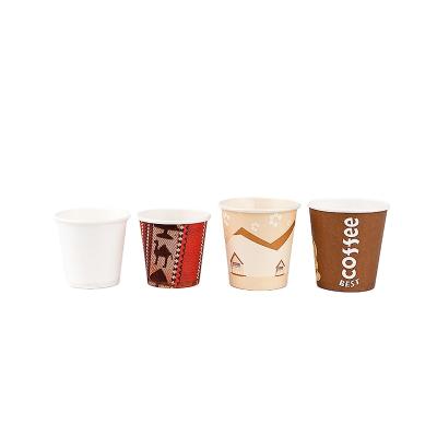 China Customizable Wholesale Cheap Disposable Single Wall Coffee Cups Disposable Coffee Cup For Coffee Packaging for sale