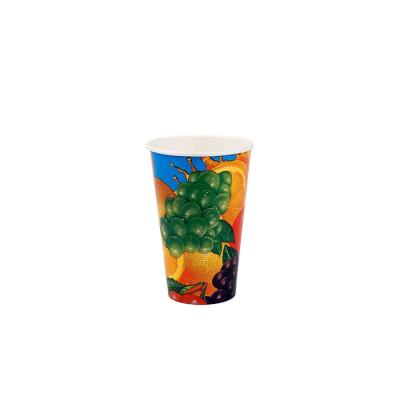 China Wholesale Customizable Disposable Single Wall Drink Cold Paper Cup For Soft Drink for sale