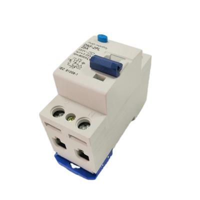 China 2P 25A 30ma electromagnetic earth leakage circuit breakers elcb type rccb 6KA for sale