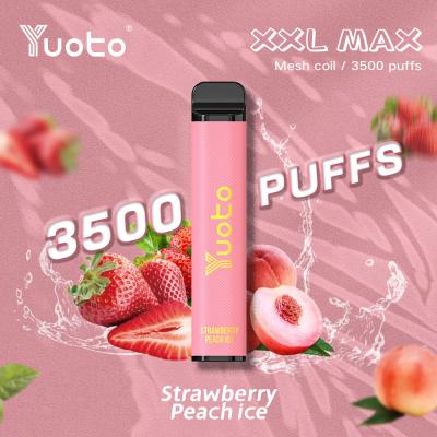 China Yuoto New Release XXL Max 3500 Puffs Electric Hookah Vape Pod Factory Directly Blueberry ice for sale