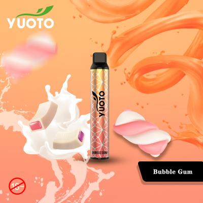 China odm yuoto disposable stick 1650mah battery yuoto luscious 3500 puff E-juice 8.0ML for sale