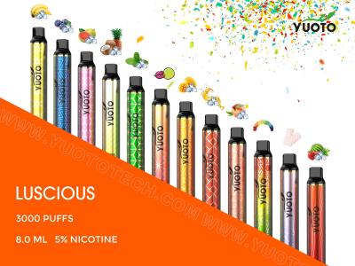 中国 甘美なYUOTO Disposable Vapeの8.0ml EジュースYuoto Vape 3000 Puffs 販売のため