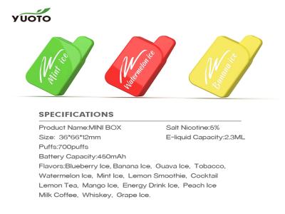 中国 YUOTO Small Vape Pod System TPD版flagonは設計を形づけた 販売のため