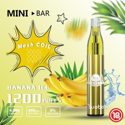 China Sabor mezclado disponible de 11 frutas de Vape del soplo de Yuoto Mini Bar 1200 en venta