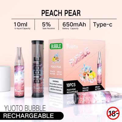 Cina Bolle di Mesh Coil 4500puff Yuoto, 650mah Dispossble Ecigratetes Vape in vendita