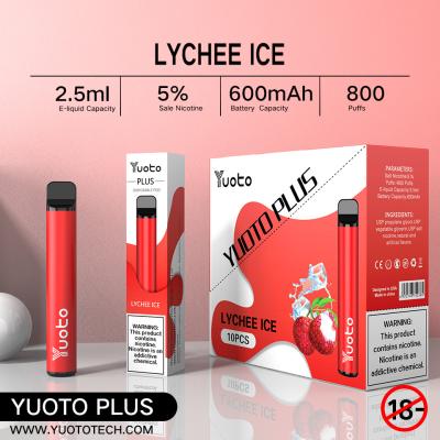 中国 セリウムROHS FCC 800 Puffs Vape、600mah Battery Pre Filled Vape Pens 販売のため