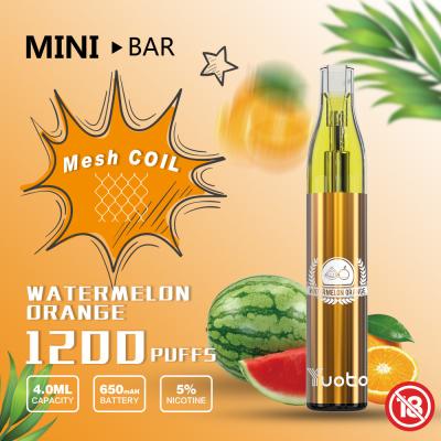 China El ODM 1200 del OEM sopla sabor mezclado de las frutas de las barras 11 disponibles de Vape en venta