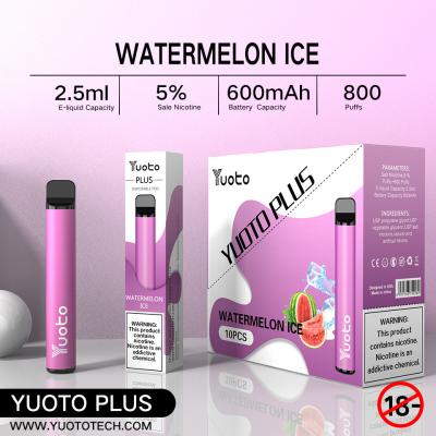 中国 Yuoto Plus 800 Puffs E Cigarette 32g 11 Mixed Flavor Blueberry Raspberry Strawberry 販売のため