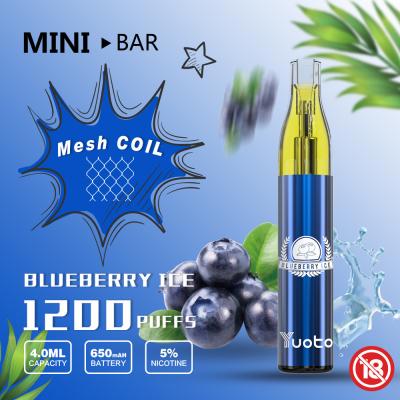 China 650mah YUOTO Vape disponible, 11 frutas mezcladas condimentan la vaina prellenada Vape en venta