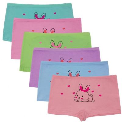 China Wholesale 2022 Breathable 4-12 Years Lovely Cartoon Printing Organic Cotton Baby Kids Underwear for sale