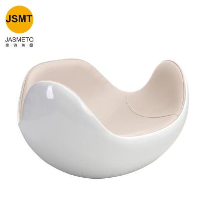 China Semicircular Rotating Chair Sofa Single Recliner Shape Chair Boat Rocker Sofa Fashion Leisure Chair Fiberglass Rocker Chair for sale