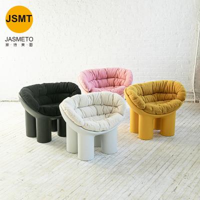 China MODE Minimalist Round Elephant Leg Chair Italy Modern Art Roly Poly For Simple Use Designer Leisure Cafe Dining Chair Sofa Armrest for sale