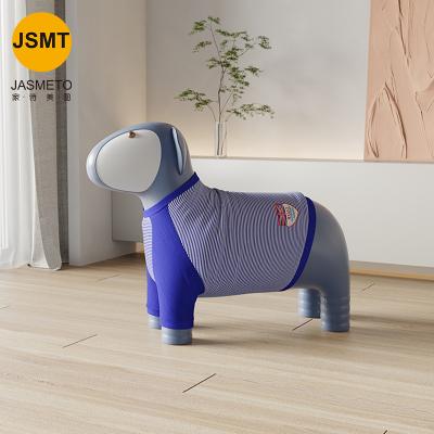 China Modern Sitting Animal Seat Cartoon Fiberglass Ornaments Scandinavian Creative Pony And Lamb Chair Children's Living Room for sale