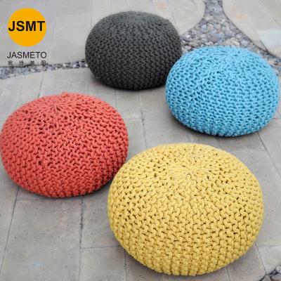 China Round Creative Handwoven Shoe Round Stools Creative Handwoven Shoe Pillar Sofa Pillar Resting Scandinavian Living Room Fashion Futon Pillar Stool for sale