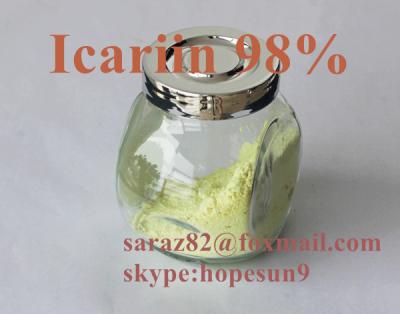 China pure extract of epimedium icariin 98%,100% natural icariin extract, icariin herba medicine for sale