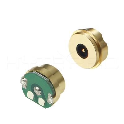 China Data Transfer and Power Circular 2 Pin Pogo Pin Micro Magnetic Battery Plug Charging Connector for sale