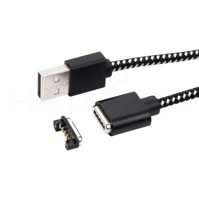 China High Quality GPS Power 4 Pin Magnetic Pogo Pin Charger Cable with Aluminum Case for sale